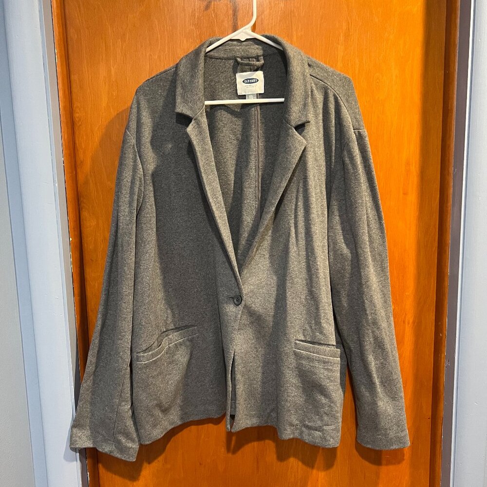 Old Navy Gray Blazer-Style Jacket- New Without Tags